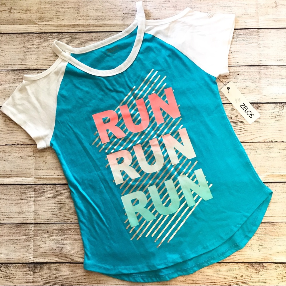 Girl’s Cold-Shoulder Tee Shirt